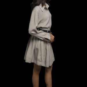 Alternative view of Grey skirt set
